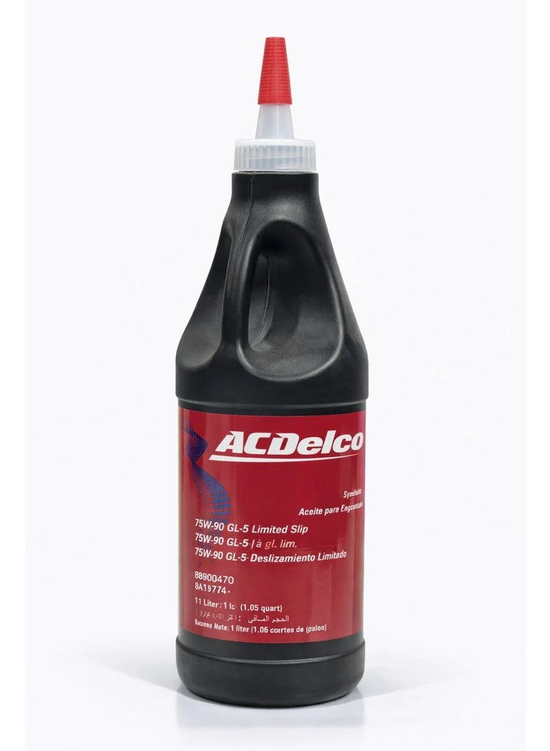 ACDelco SAE 75W-90 GL-5 Limited Slip Gear Oil – 1L (Synthetic Blend)